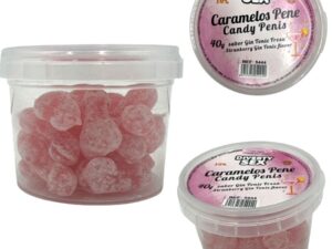 DIABLO PICANTE - 20 CARAMELOS CON FORMA DE PENE CON SABOR GIN TONIC