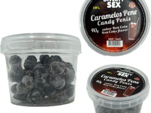DIABLO PICANTE - 20 CARAMELOS CON FORMA DE PENE CON SABOR RON COLA