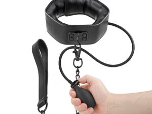 FETISH SUBMISSIVE BONDAGE - COLLAR BONDAGE INFLABLE CON TIRADOR