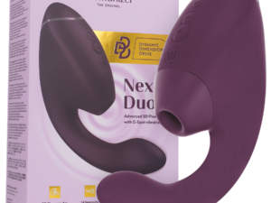 WOMANIZER - DUO NEXT ESTIMULADOR VIBRADOR DUAL CLÍTORIS PUNTOG MORADO