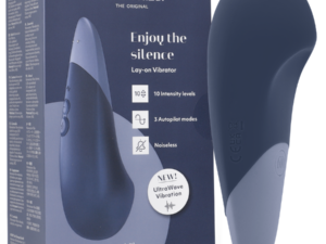WOMANIZER - VIBE VIBRADOR LAY-ON SILENCIOSO AZUL OSCURO