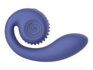 SNAIL VIBE - GIZI LITE VIBRADOR DUAL PUNTO G Y CLÍTORIS MORADO