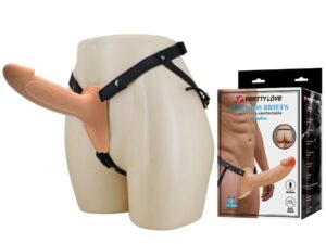 PRETTY LOVE - LANDON STRAP-ON CON VIBRACIÓN CLARO