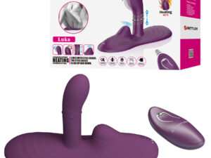 PRETTY LOVE - LUKA SIT-DOWN VIBRADOR CON EFECTO CALOR Y CONTROL REMOTO