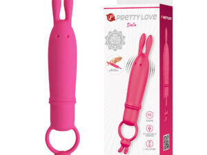PRETTY LOVE - DELIA VIBRADOR RABBIT CON ANILLO DE SUJECIÓN