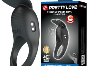 PRETTY LOVE - CARLTON ANILLO PARA PENE CON ESTIMULADOR DE CLÍTORIS