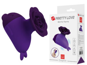 PRETTY LOVE - DOLPHIN MINI VIBRADOR CON SUJECIÓN
