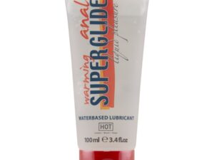 HOT - ANAL SUPERGLIDE WARMING LIQUID PLEASURE LUBRICANTE ANAL BASE AGUA EFECTO CALOR 100 ML