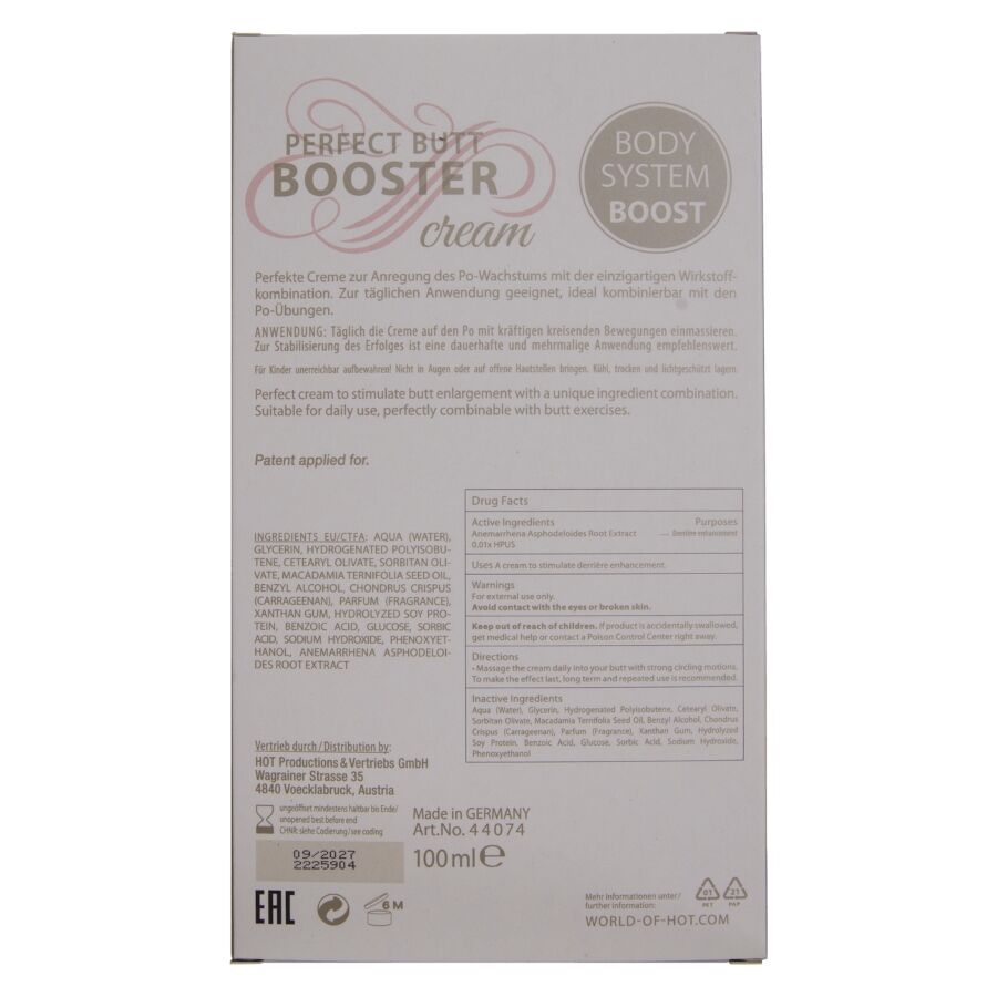HOT - CREMA XXL BOOTY BOOSTER 100 ML - Imagen 5