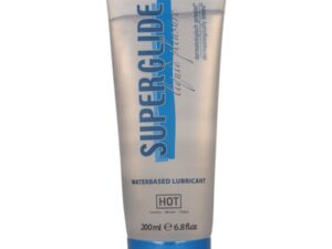 HOT - SUPERGLIDE LIQUID PLEASURE LUBRICANTE BASE AGUA 200 ML