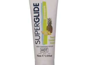 HOT - SUPERGLIDE LUBRICANTE COMESTIBLE BASE AGUA PIÑA 75 ML