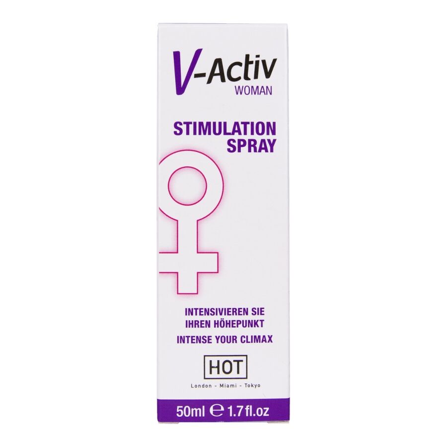 HOT - V-ACTIV SPRAY ESTIMULANTE PARA MUJER 50 ML - Imagen 4