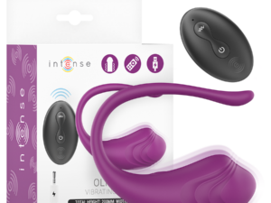 INTENSE - OLIVIA HUEVO VIBRADOR MORADO CONTROL REMOTO