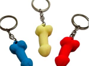 DIABLO PICANTE - LLAVERO PENE SILICONA SURTIDOS COLOR FOSFORESCENTE