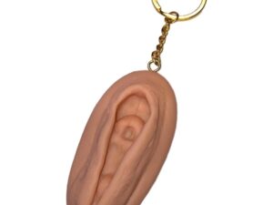 DIABLO PICANTE - LLAVERO DE VAGINA TONO CLARO