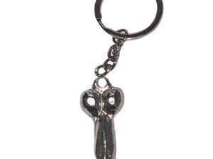 DIABLO PICANTE - LLAVERO METAL PENE PLATA