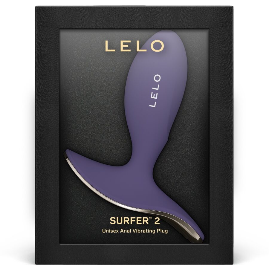 LELO - SURFER 2 PLUG ANAL VIBRADOR UNISEX MORADO - Imagen 3