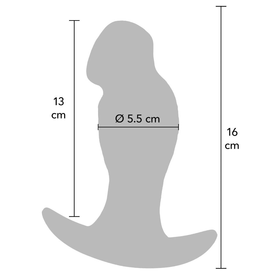 HIDDEN DESIRE - INFERNO PLUG ANAL REALÍSTICO 16 CM - Imagen 5