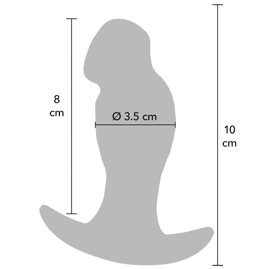 HIDDEN DESIRE - INFERNO PLUG ANAL REALÍSTICO 10 CM - Imagen 5