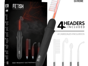 FETISH SUBMISSIVE - VIBRADOR WAND ELECTROESTIMULACIÓN ALTA FRECUENCIA