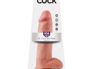 KING COCK - 12 PENE REALÍSTICO NATURAL 30.48 CM