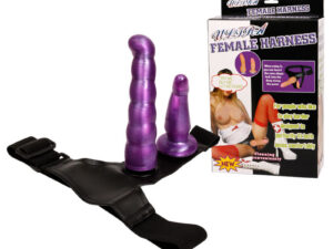 BAILE - ARNÉS ANAL Y VAGINAL FEMENINO LILA PUNTO G 17 CM - Imagen 4
