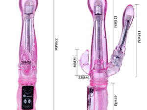 BAILE - VIBRADOR FLEXIBLE CON ESTIMULADOR ANAL - Imagen 4