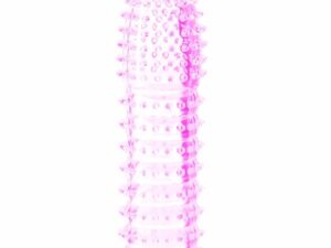 BAILE - FUNDA PARA PENE CON PUNTOS ESTIMULANTES ROSA 14 CM - Imagen 5