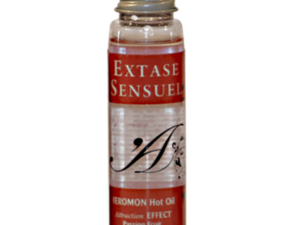 EXTASE SENSUAL - ACEITE MASAJE EFECTO CALOR CON FEROMONAS FRUTA DE LA PASION VIAJE 35 ML - Imagen 1