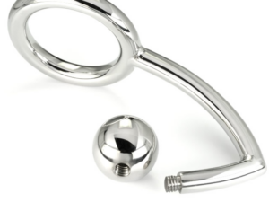 METAL HARD - COCK RING ANILLO CON GANCHO INTRUDER ANAL 45MM - Imagen 2