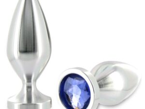 METAL HARD - ANAL PLUG ALIMINUM COLOR CRISTAL PEQUEÑO 5.71 CM - Imagen 1