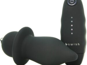 B SWISH - BFILLED CLASSIC VIBRATING PLUG BLACK - Imagen 5