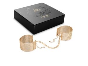 BIJOUX - DÉSIR MÉTALLIQUE ESPOSAS MALLA METALICA DORADA - Imagen 4