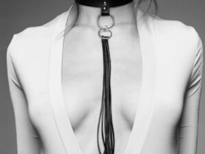 BIJOUX INDISCRETS MAZE - COLLAR CON FLECOS NEGRO - Imagen 2