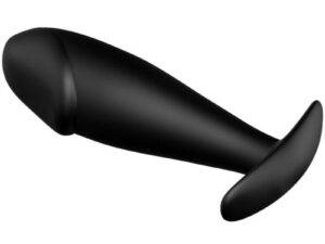 PRETTY LOVE - PLUG ANAL SILICONA FORMA PENE NEGRO - Imagen 3