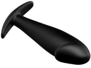 PRETTY LOVE - PLUG ANAL SILICONA FORMA PENE NEGRO - Imagen 4
