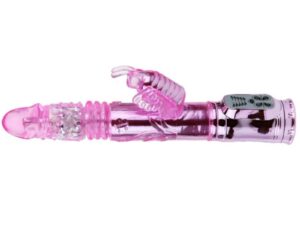 BAILE - VIBRADOR RECARGABLE CON ROTACION Y ESTIMULADOR THROBBING BUTTERF - Imagen 5