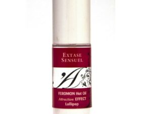 EXTASE SENSUAL - ACEITE MASAJE EFECTO CALOR CON FEROMONAS PIRULETA 30 ML - Imagen 3