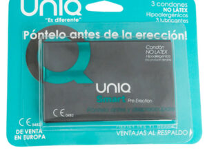 UNIQ - SMART PRESERVATIVOS PRE-ERECCIÓN SIN LATEX 3 UNIDADES - Imagen 3