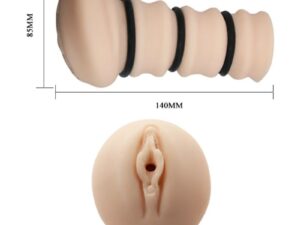 CRAZY BULL - MASTURBADOR CON ANILLOS MODELO VAGINA 2 - Imagen 5