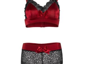 LEG AVENUE - SET DOS PIEZAS ROJO Y NEGRO L/XL - Imagen 4