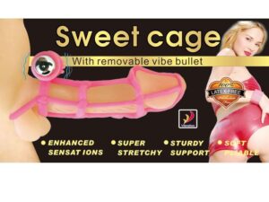 BAILE - SWEET 10 RITMOS FUNDA Y ANILLO SILICONA PARA EL PENE ROSA - Imagen 3