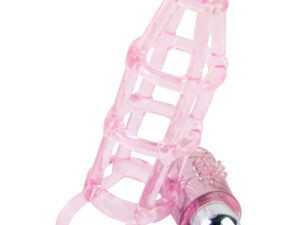 BAILE - SWEET 10 RITMOS FUNDA Y ANILLO SILICONA PARA EL PENE ROSA - Imagen 4