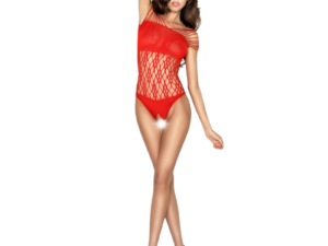 PASSION - WOMAN BS035 BODYSTOCKING ROJO TALLA UNICA - Imagen 1