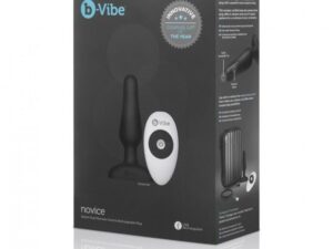 B-VIBE - NOVICE CONTROL REMOTO ANAL PLUG NEGRO - Imagen 5