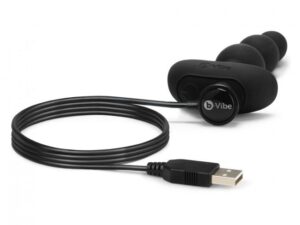 B-VIBE - TRIPLET ANAL CONTROL REMOTO BEADS NEGRO - Imagen 3