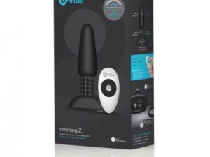 B-VIBE - RIMMING CONTROL REMOTO ANAL PLUG 2 NEGRO - Imagen 5