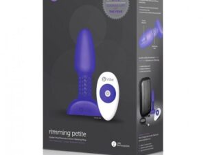 B-VIBE - RIMMING CONTROL REMOTO ANAL PLUG PETITE LILA - Imagen 4