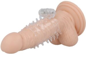 CASUAL LOVE - RING FUNDA PENE VIBRADOR TRANSPARENTE - Imagen 2