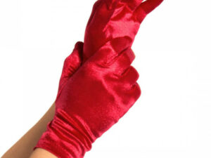 LEG AVENUE - GUANTES SATIN ROJO - Imagen 1